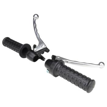 Gas- und Bremsgriffsatz schwarz universal