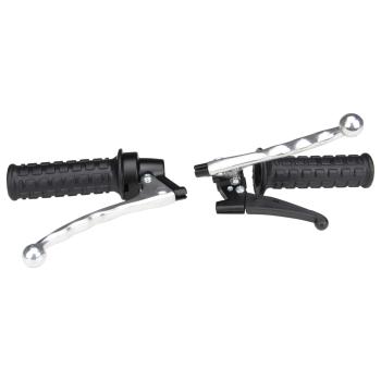 Gas- und Bremsgriffsatz schwarz universal