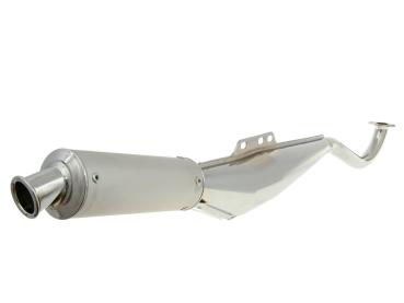 Auspuff Bullet Chrom silber 28mm