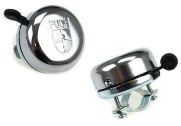 Klingel Chrom mit Logo eingestanzt