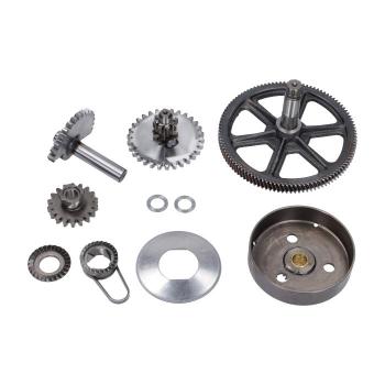 Kickstartset 10 tlg. mit Getriebe und Korb E50 Motor