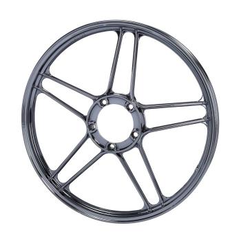 Gussfelgenring 1,35x17" schwarz/Chrom