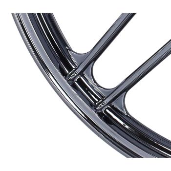 Gussfelgenring 1,35x17" schwarz/Chrom