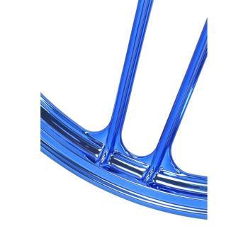 Gussfelgenring 1,35x17" blau/Chrom