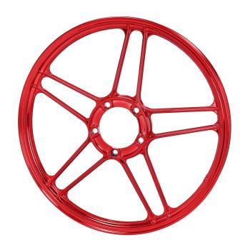 Gussfelgenring 1,35x17" rot/Chrom