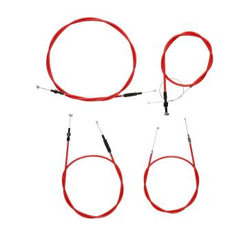 DMP Bowdenzugsatz rot komplett Puch Maxi S/N