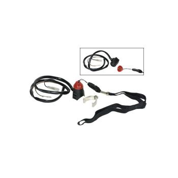 Killswitch Lenkermontage Magnet rot-schwarz