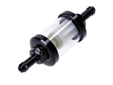 Benzinfilter Glas in schwarz
