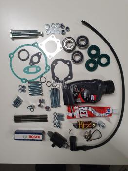 Motorüberholsatz 3-Lager Motor altes Modell NBR SKF/ZVL mit Stehbolzen und Motorhalterschrauben und Zündungsüberholset