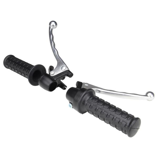 Gas- und Bremsgriffsatz schwarz universal