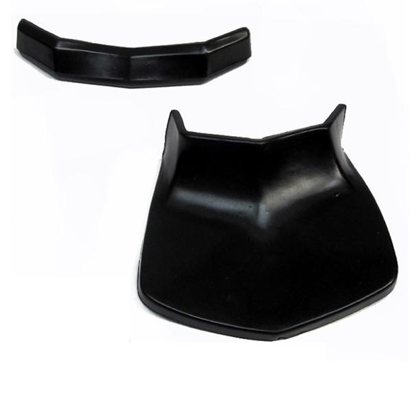 Schmutzfänger und Stoßgummi kantiges Schutzblech vorne