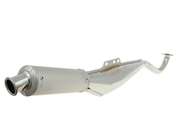 Auspuff Bullet Chrom silber 28mm