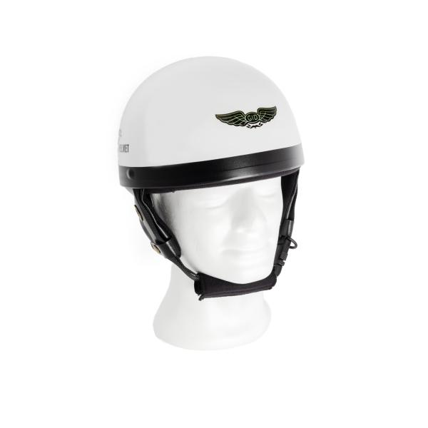 Oldtimer Halbschalen Helm Weiß