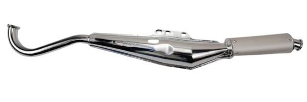 Auspuff Bullet Chrom silber 28mm