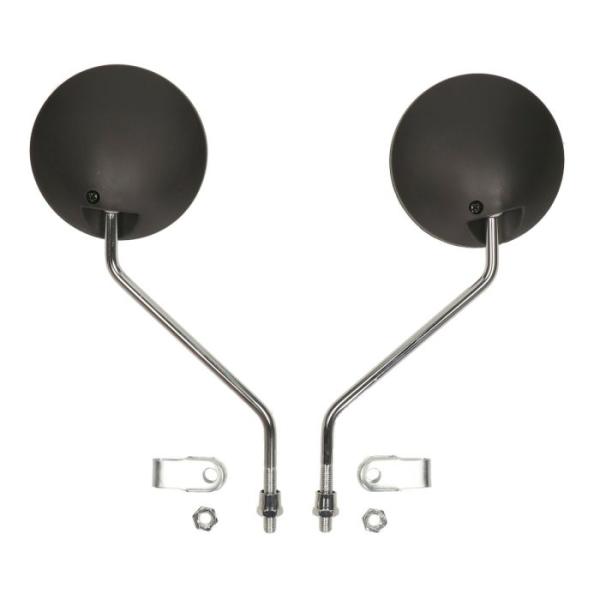 Spiegelsatz universal Chrom/Schwarz