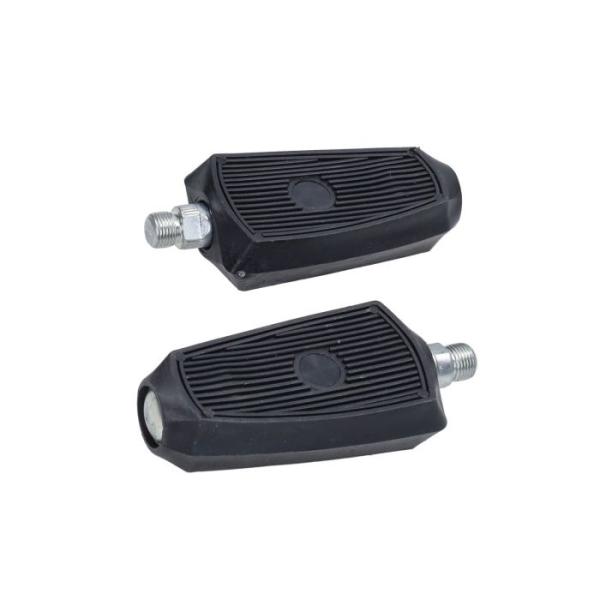 Pedalarmset Chrom 155mm mit Blockpedalen