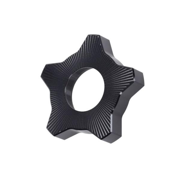 Abdeckung für das Gewinde vom Freilaufritzel schwarz