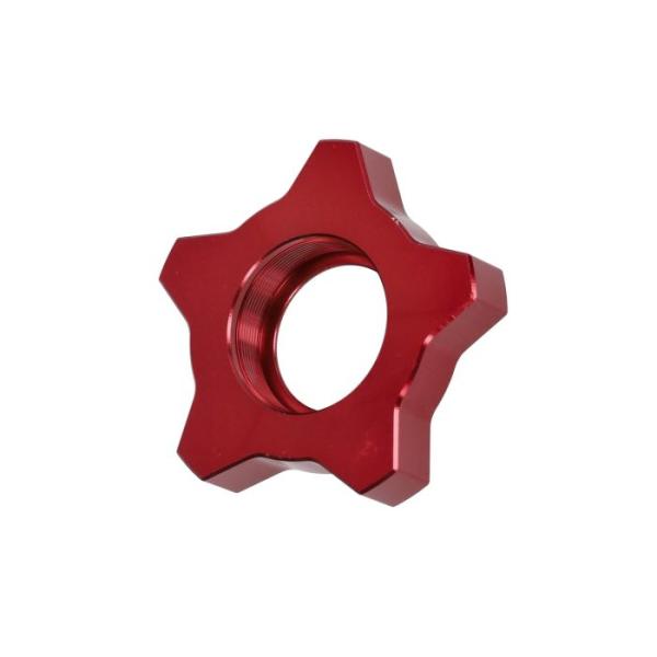 Abdeckung für das Gewinde vom Freilaufritzel rot