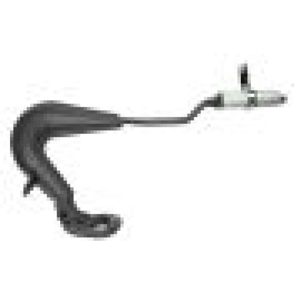 Auspuff 25mm Tecno Evo Gelände schwarz