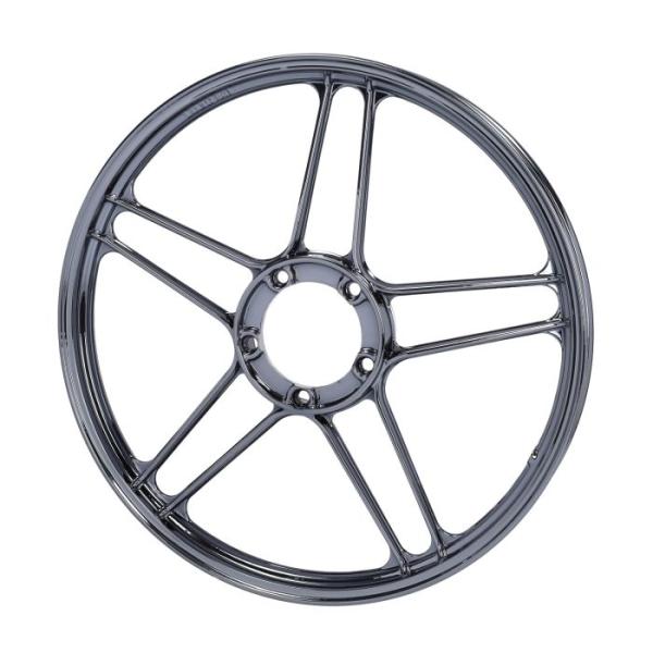 Gussfelgenring 1,35x17" schwarz/Chrom