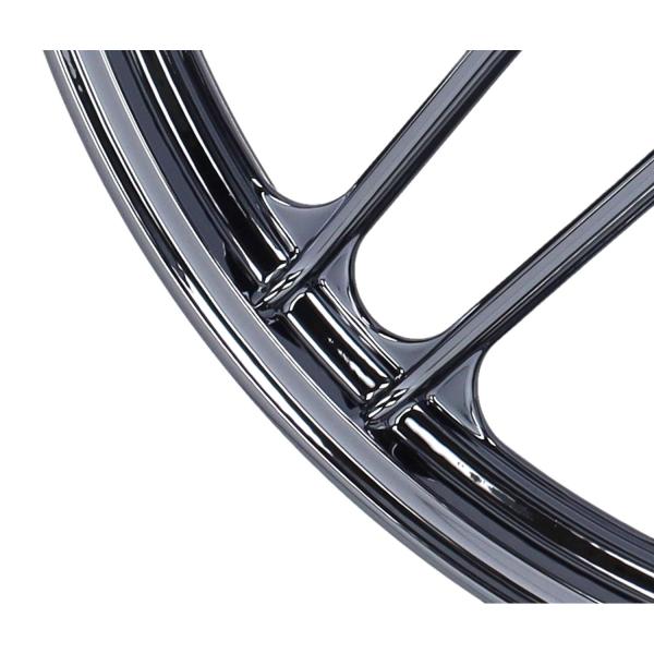Gussfelgenring 1,35x17" schwarz/Chrom