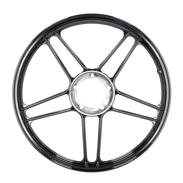 Gussfelgenring 1,35x17" schwarz/Chrom