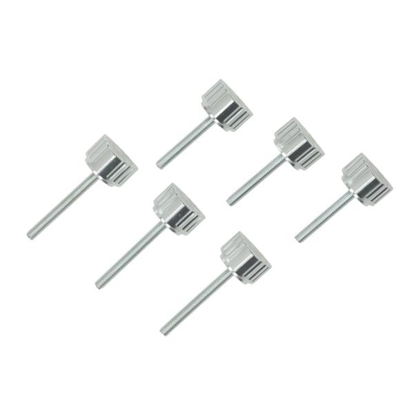Seitenverkleidungsschraubensatz Chrom CNC mit Logo
