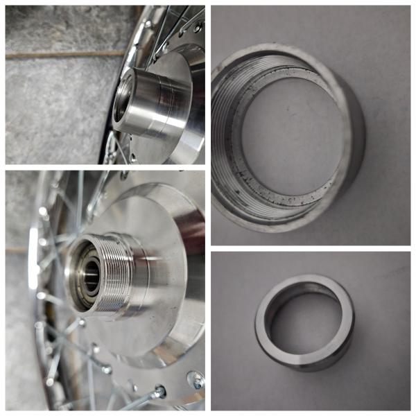 Abdeckung für das Gewinde vom Freilaufritzel