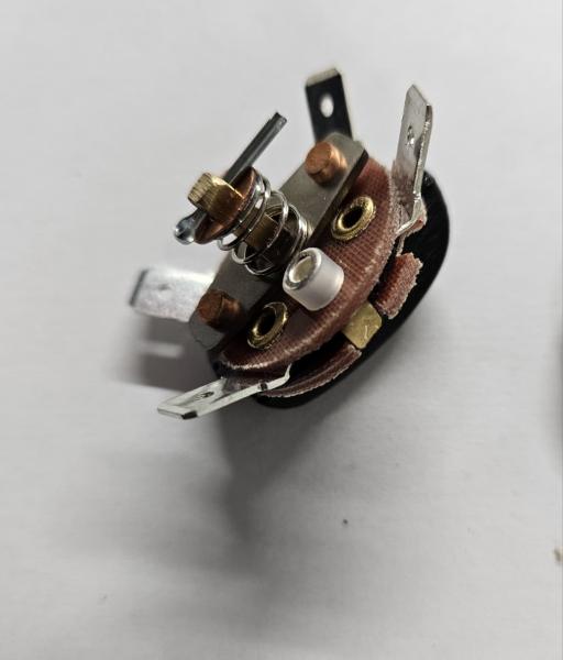 Schalter schwarz für Nachbau-Eierlampe