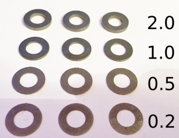 MBR Vorspannscheiben SX50 Kupplung Racing 0,2mm
