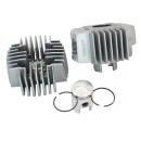 Zylinderset Airsal 50ccm mit 38mm Bohrung AM T6 mit passendem Kopf