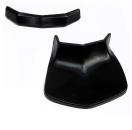 Schmutzfänger und Stoßgummi kantiges Schutzblech vorne