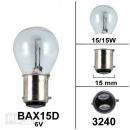 Birne BAX 15D 6V 15/15W