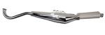 Auspuff Bullet Chrom silber 28mm