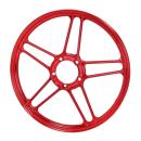 Gussfelgenring 1,35x17" rot/Chrom